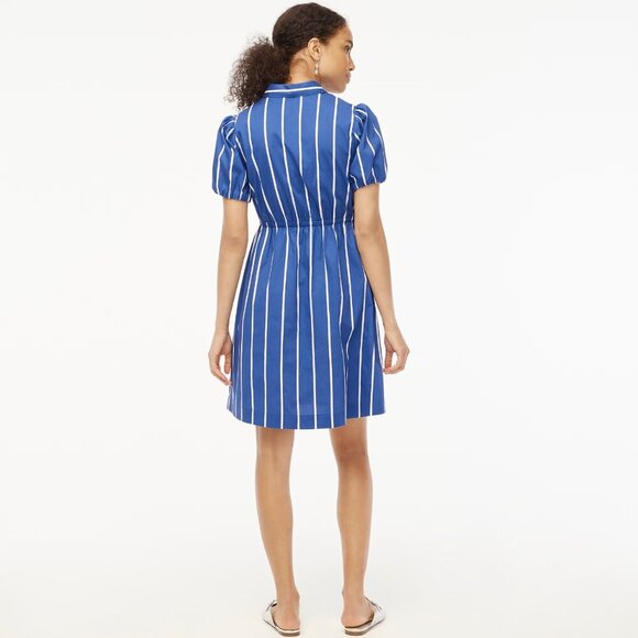 New J. Crew Short-Sleeve Tie-Waist Mini Dress, size 10 - Picture 3 of 10